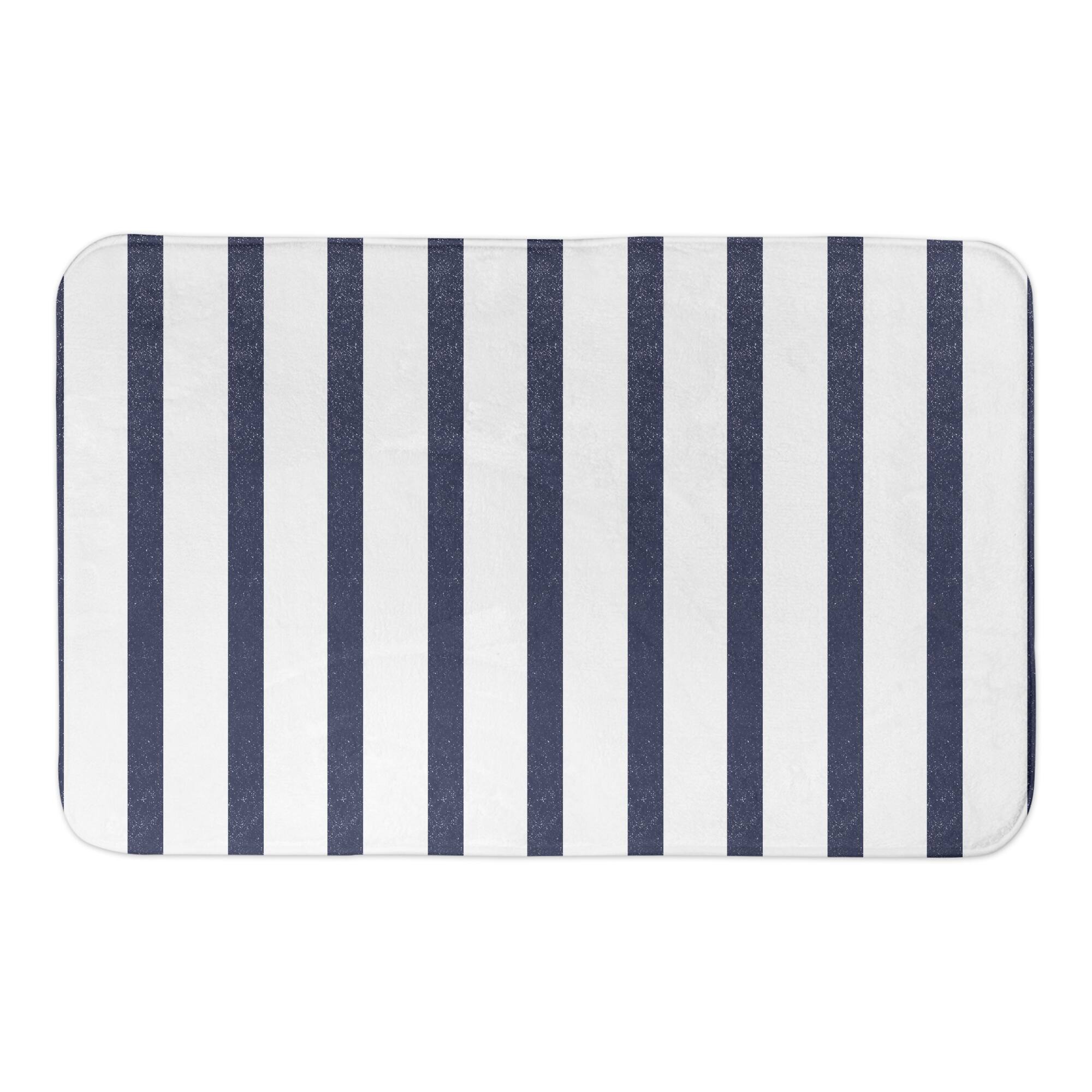 Sea Stripes 34" x 21" Bath Mat